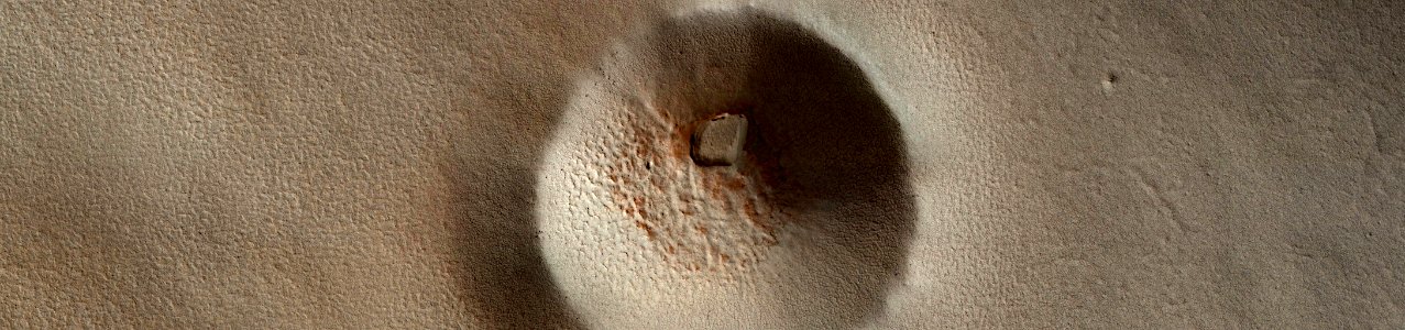 Mars - Crater with Spiders and Polygons photo