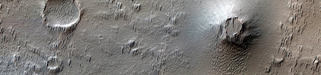 Mars - Cone-Shaped Mound near Biblis Patera