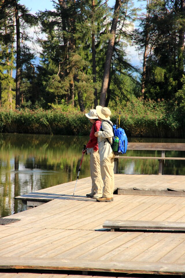 Tourism lake break
