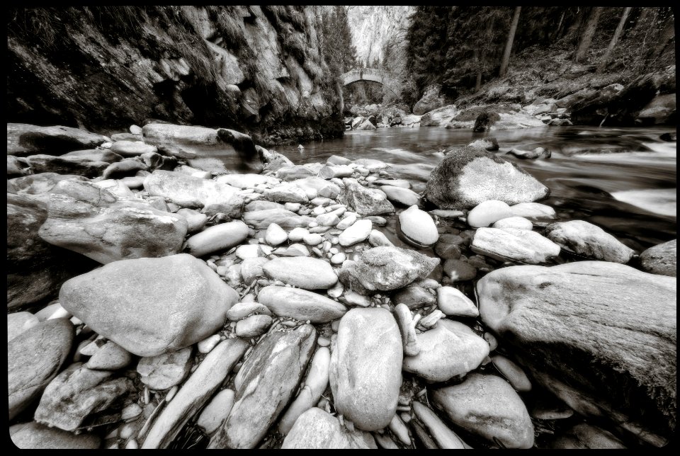 Mountain river scene. Best viewed large. photo