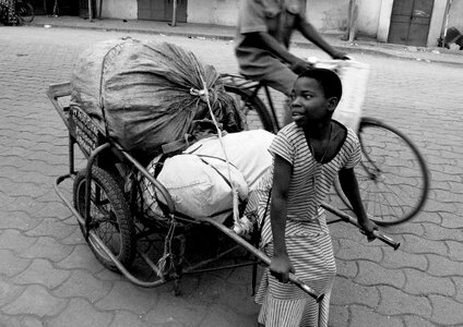 Child work transport photo