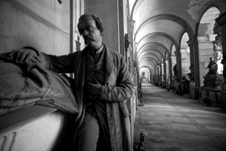 Staglieno-Genova monumental cemetery photo