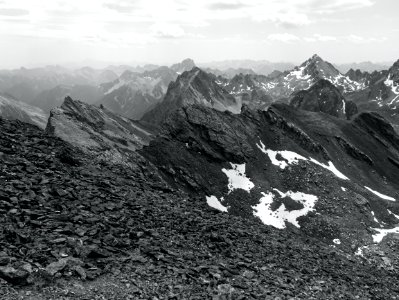 Mountain scene photo