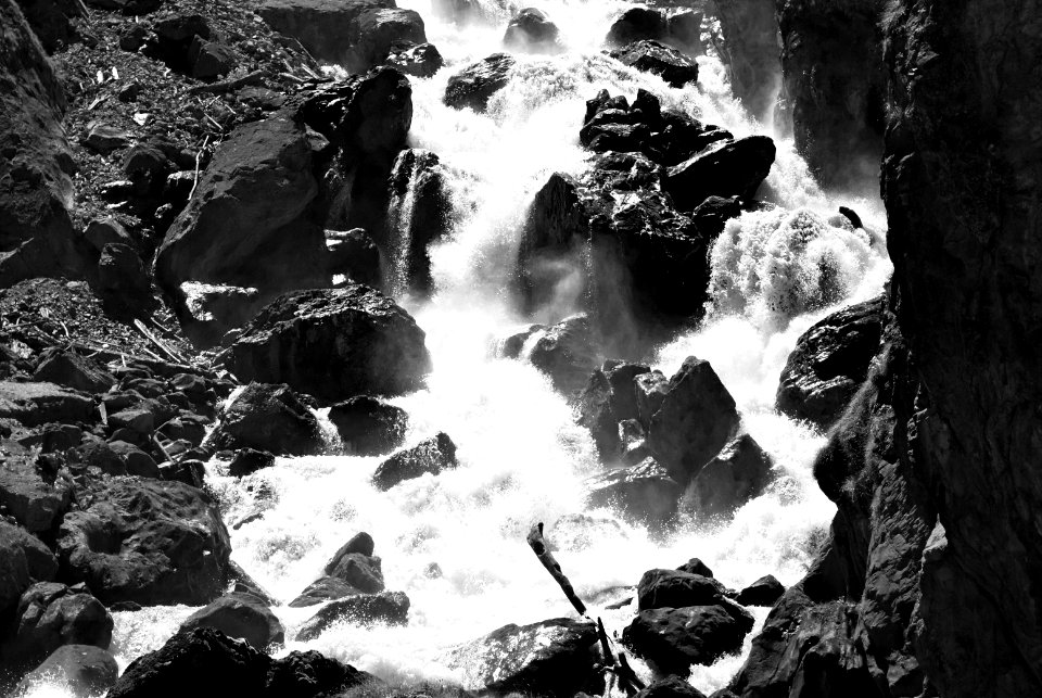 Mountain river scene