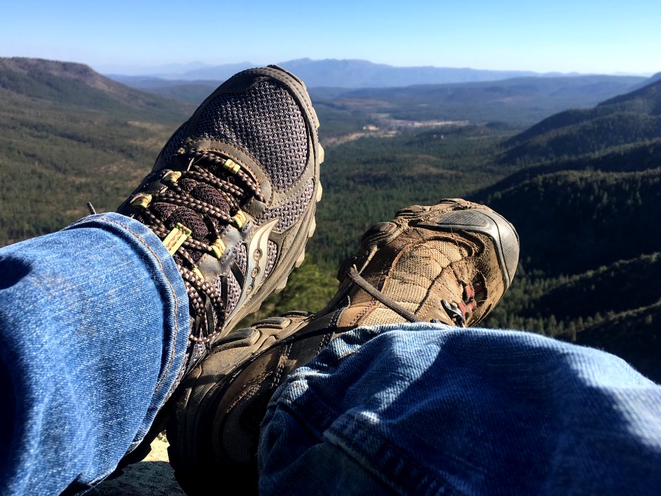 Feet Over the Mogollon Rim