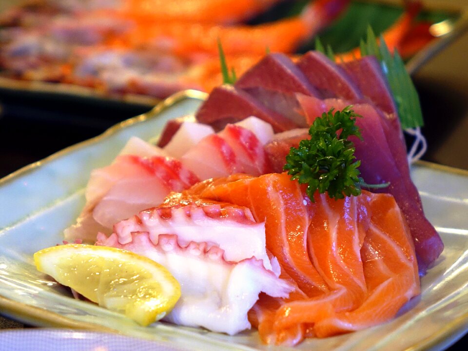 Seafood japanese octopus