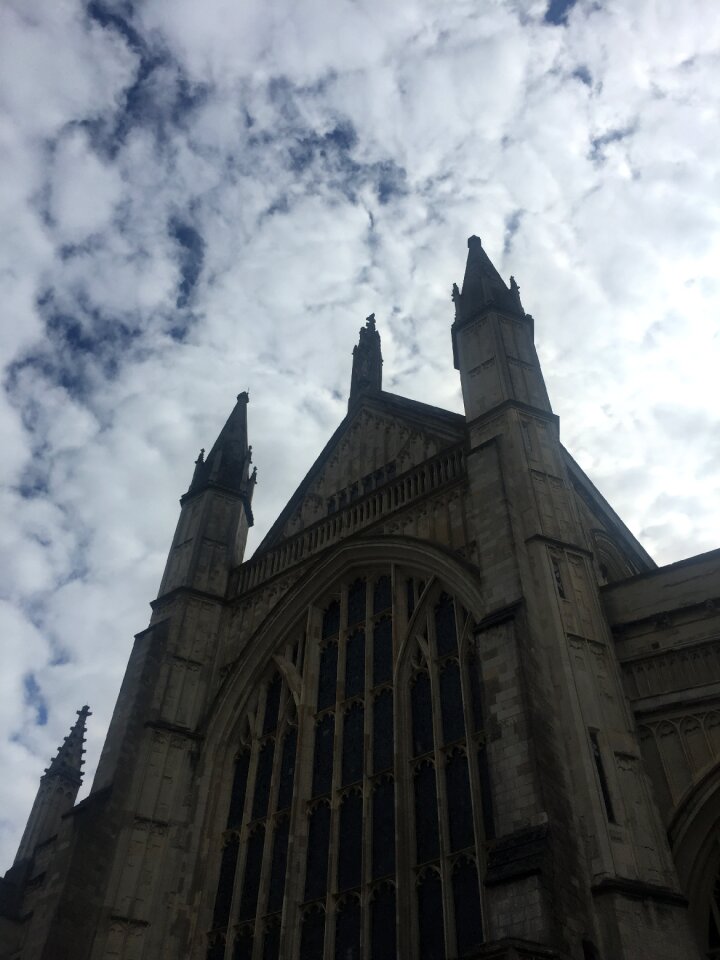 Church building tower