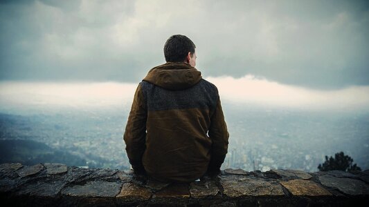 Looking view high