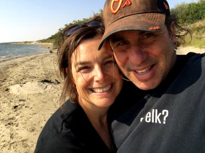 Us On a Beach