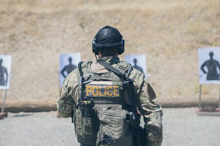 Police military safety photo