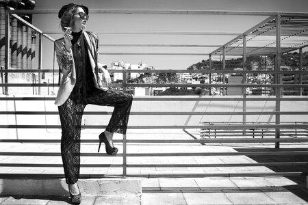 Glamorous model lady