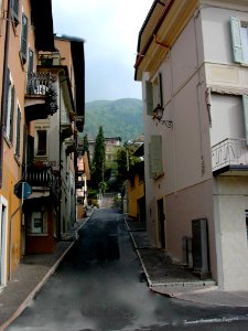 Via Roma Scala Santa Salò Brescia Lombardia Italia