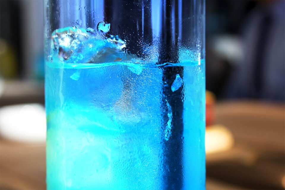 Drink tropical glass