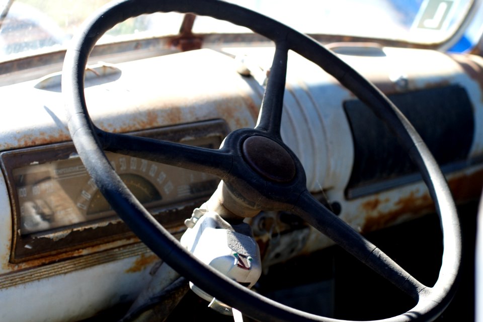 Inside the Old Chevy