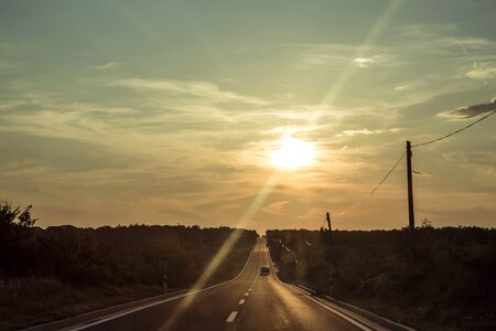 Rural road driving