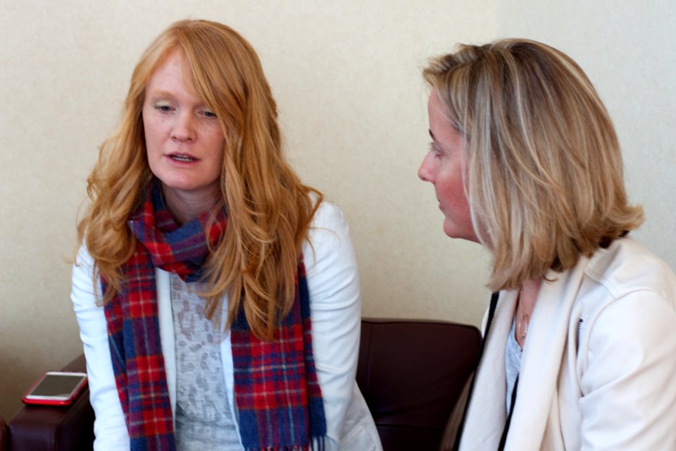 Amy Collier and Kristen Eshleman Virtually Connecting at EDUCAUSE 2015