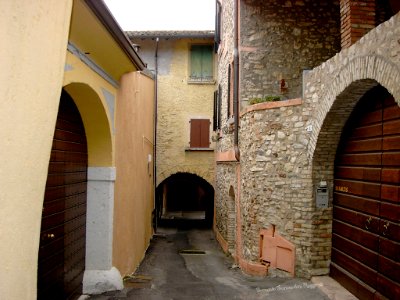 Vicolo della Luna San Felice del Benaco Brescia Lombardia Italia photo