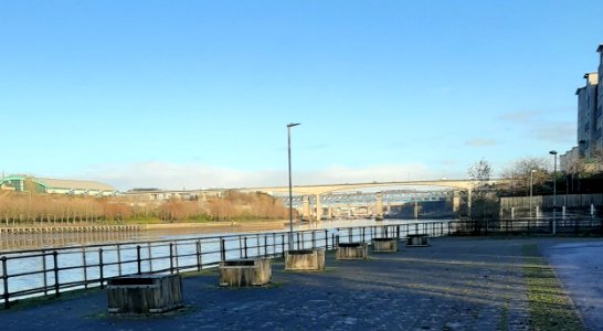 tyne bridges from STAITHS a
