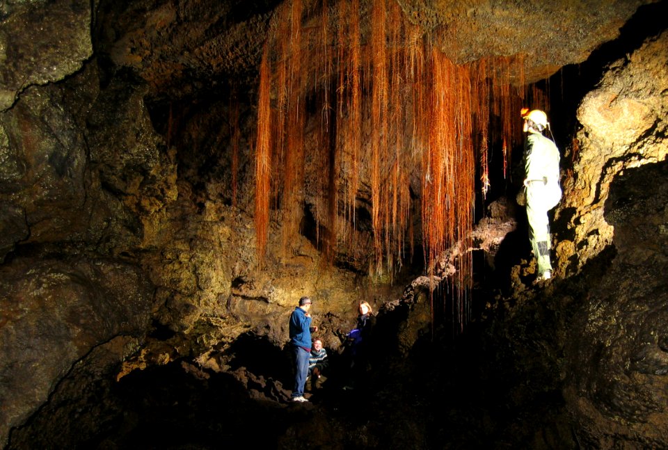 Landscape Road Lava cave