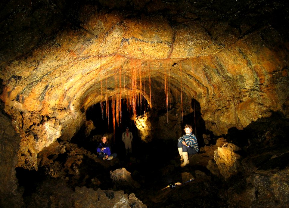 Landscape Road Lava cave