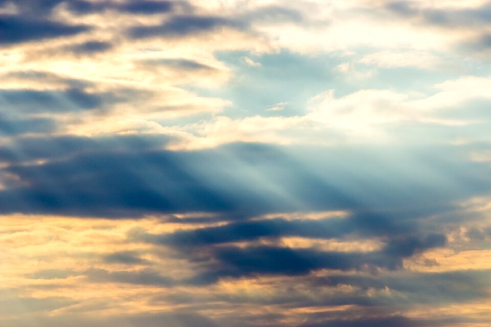 Nature summer cloudscape