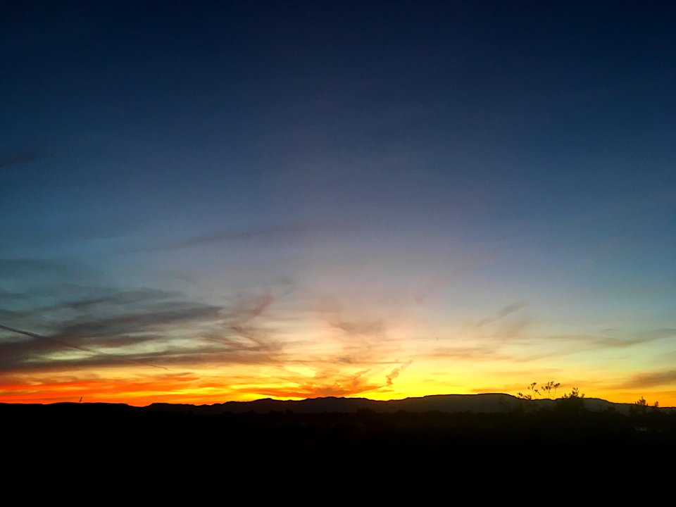 Sundown Over Mingus Mountain