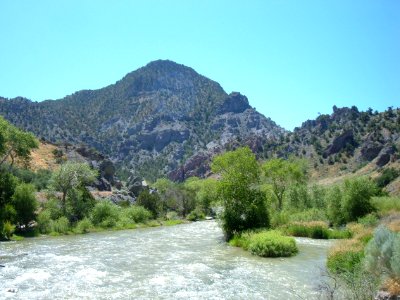Sevier River and Mountains