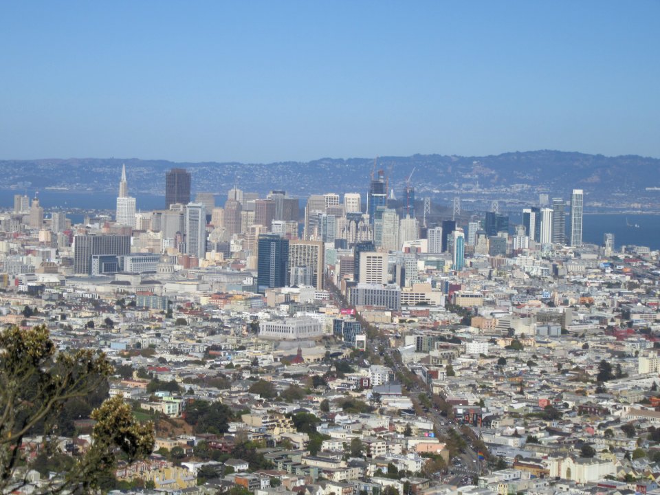Downtown San Francisco from Twin Peaks
