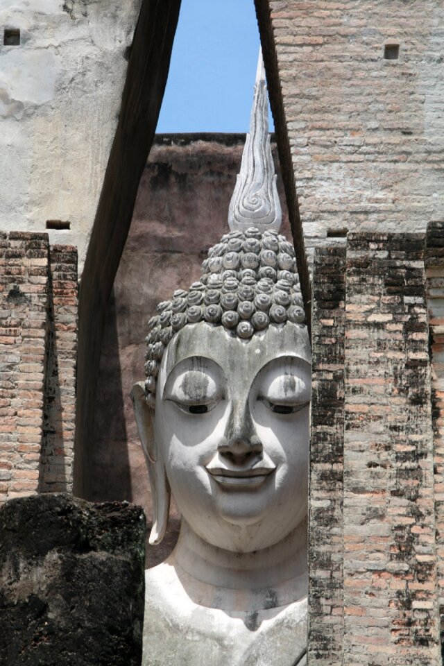 May be the wat si chum sukhothai historical park