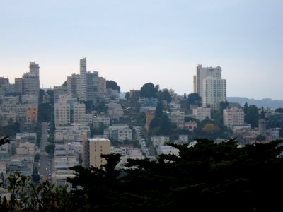 Nob Hill from Telegraph Hill