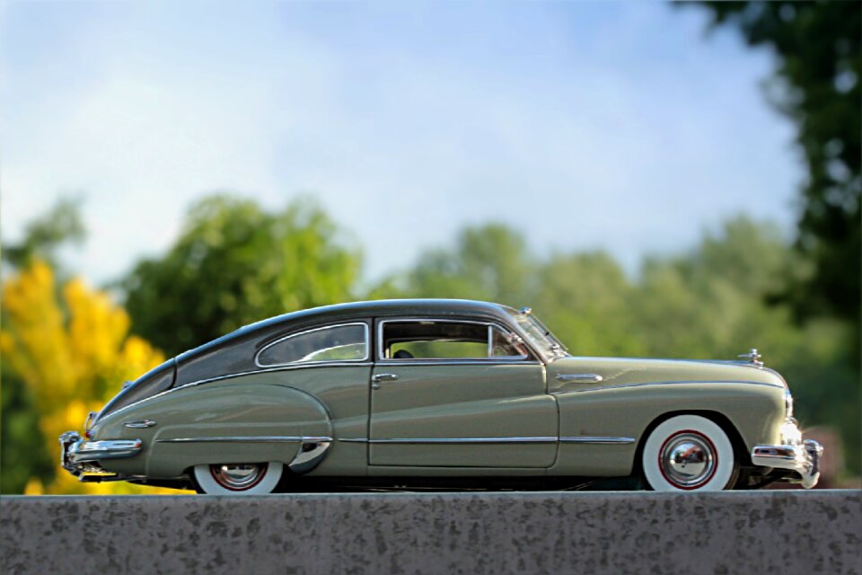 Buick model car photomontage