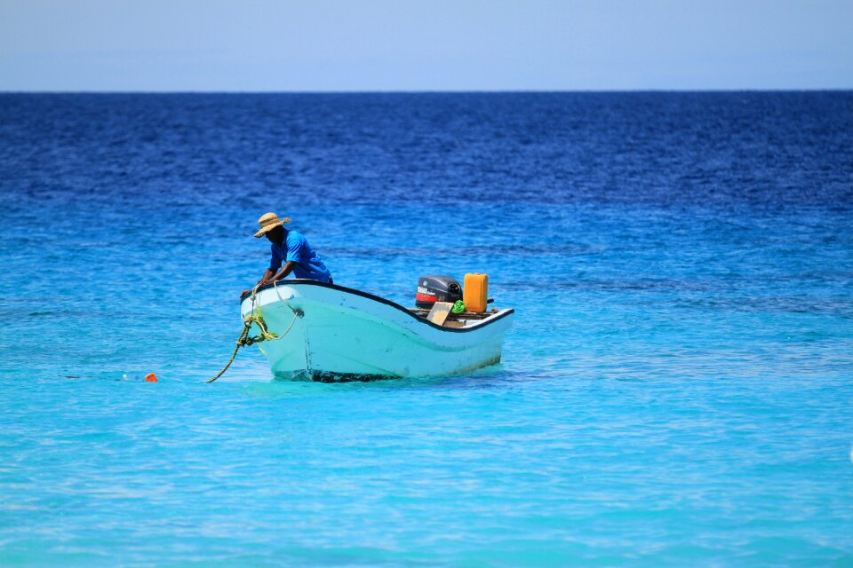 Boat fishing blue fishing