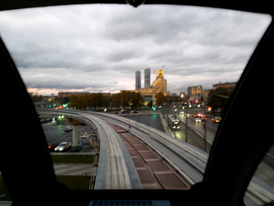 Blick aus dem Monorail