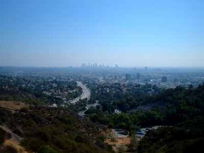 L.A. Skyline from Mulholland Drive