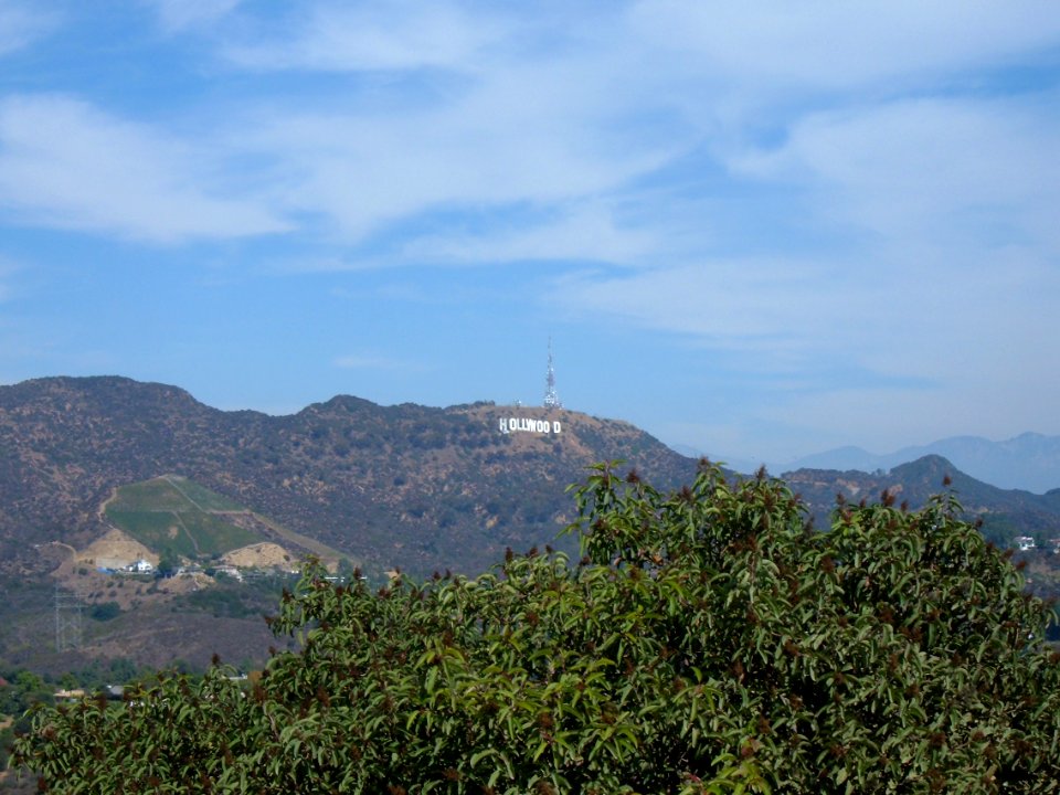 Hollywood Sign from Mulholland Drive