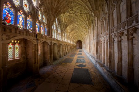 Gloucester Cathedral Cloisters photo