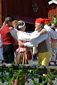Summer dance folk costume