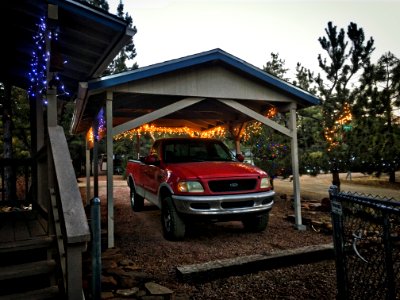 Got The Lights up on Red Dog's Shelter