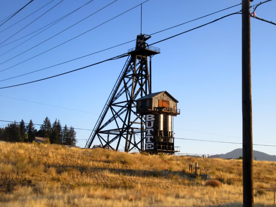 Old Butte Mine Headframe