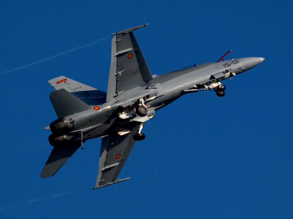 MCDONNELL DOUGLAS F-18 HORNET EJERCITO ESPAÑOL C15-14 15-01