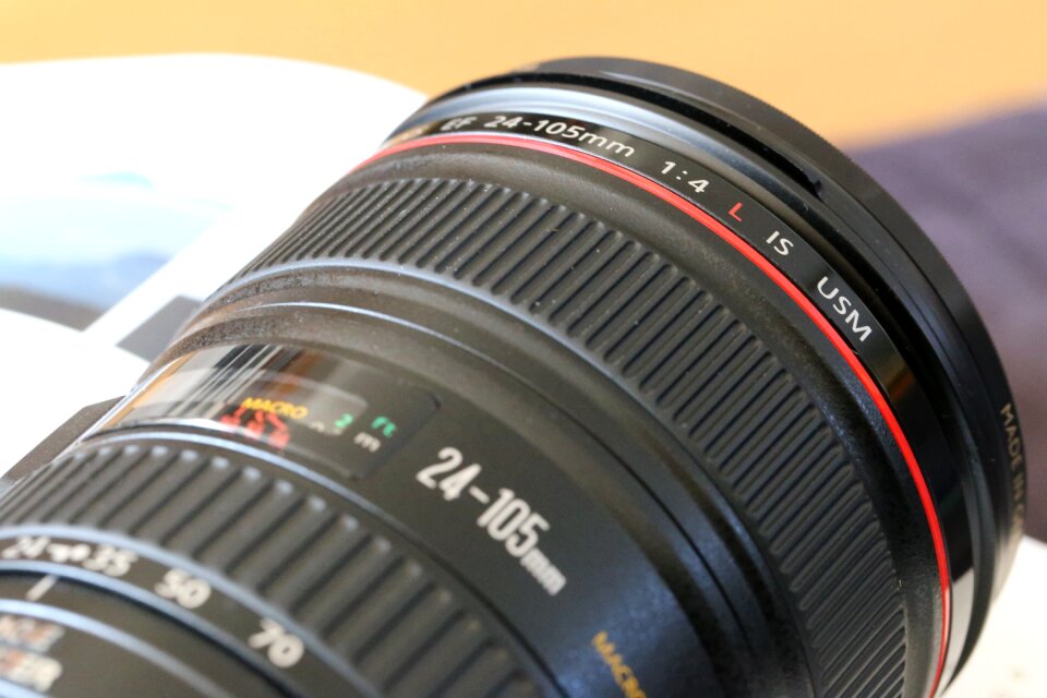 Lens macro portrait