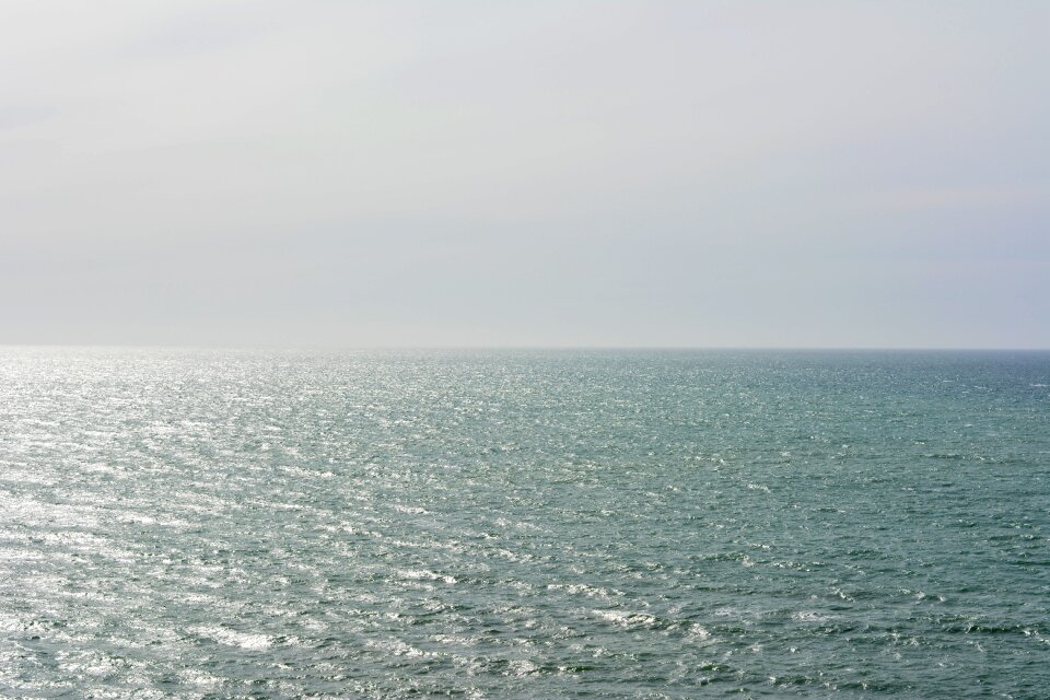 Sea horizon water