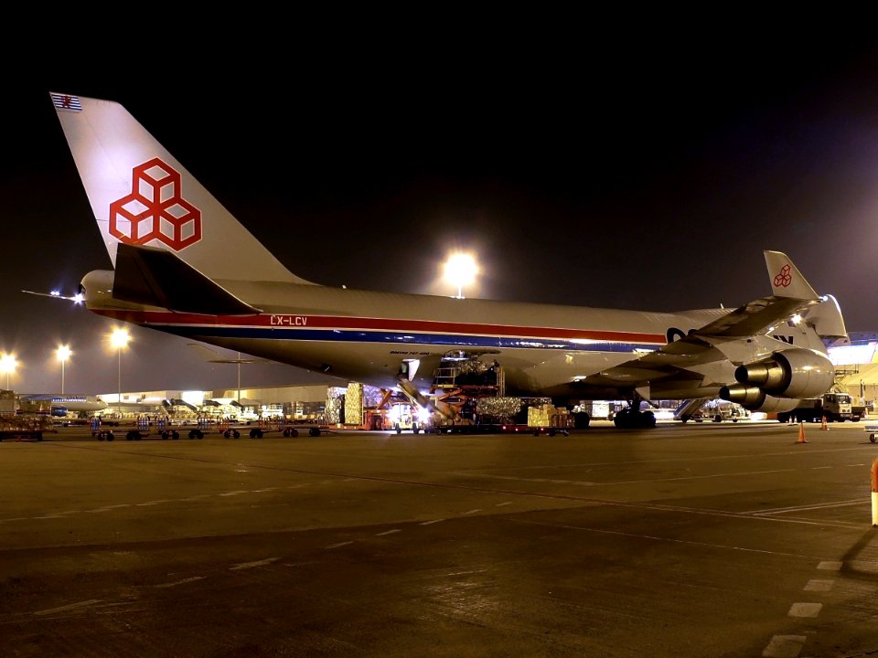 BOEING 747 CARGOLUX LX-LCV