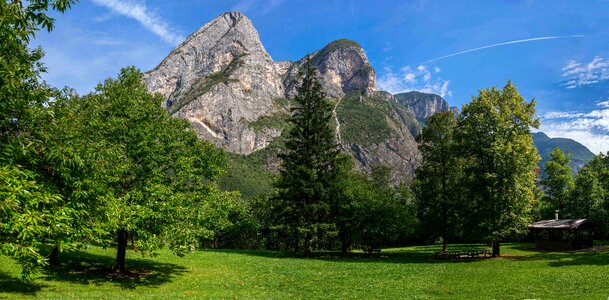 Panorama south tyrol switzerland