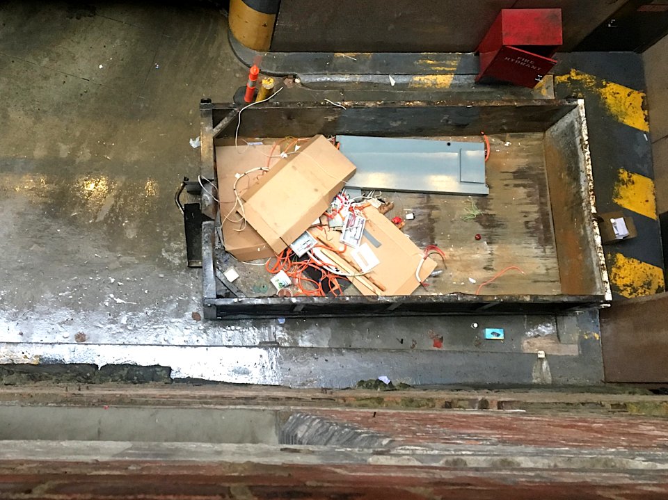 Dumpster Falling