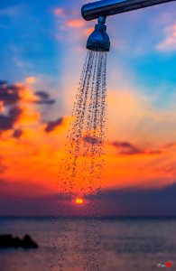 The shower photo