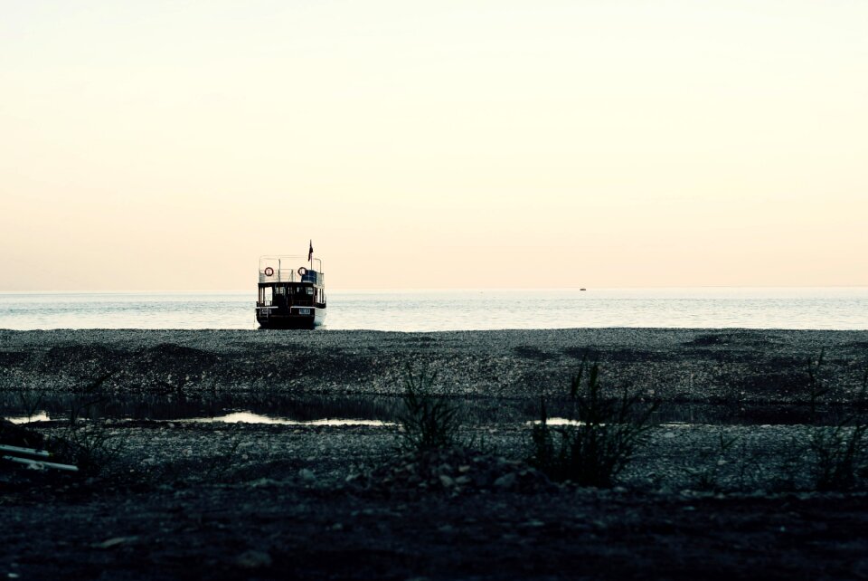 Sea coast horizon