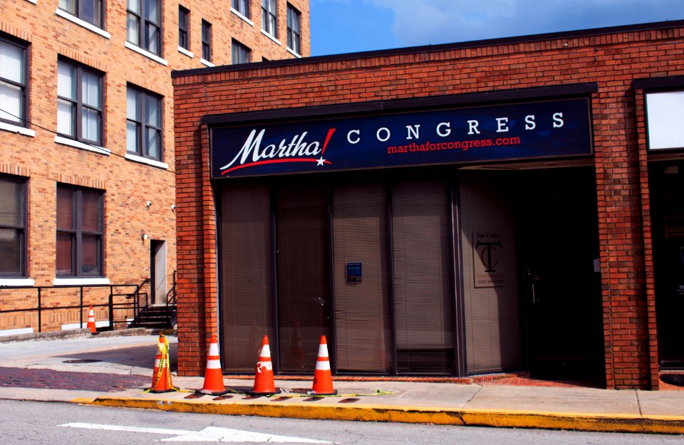 Martha Congress (far)