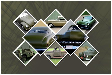 Olive Drab and 8 Friends