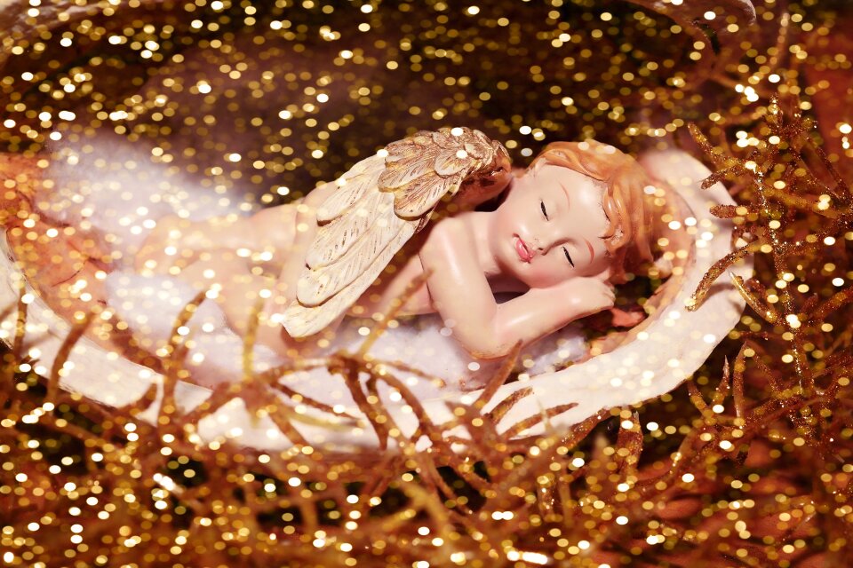 Figure sleeping small